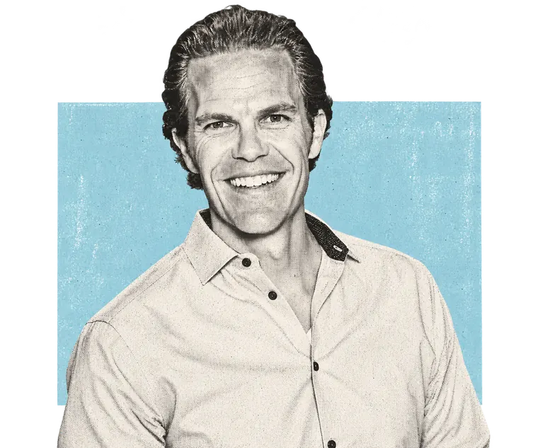 Lithograph portrait of Cory Carlson