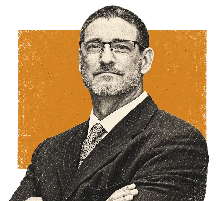 Lithograph portrait of Jeff Kincaid