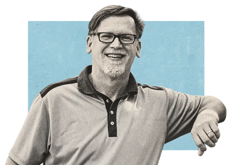 Lithograph portrait of Ryan Nelson
